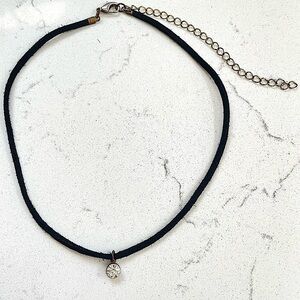 ‘Diamond’ Charm Choker Necklace